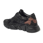 Dad Sneaker // Black Camo + Bronze (Euro: 45)