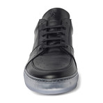 Lace-Up Sneaker // Black + Translucent Sole (Euro: 41)