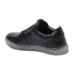 Lace-Up Sneaker // Black + Translucent Sole (Euro: 41)