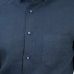 Richard Short-Sleeve Button Down // Blue (XS)