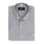 Hector Short-Sleeve Button Up // Gray (2XL)