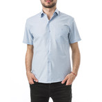 Corelli Short-Sleeve Button Up // Blue (XS)