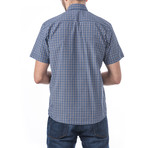 Verdi Short-Sleeve Button Down // Blue (XS)