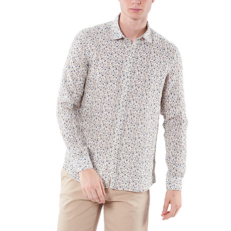 Patterned Extra Slim Fit Shirt // Multicolor (36)