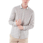 Patterned Extra Slim Fit Shirt // Multicolor (38)