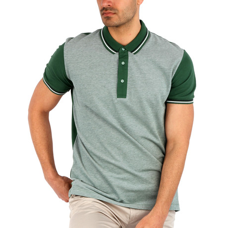 Double-Sided Polo // Green (S)