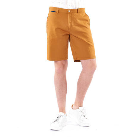 Cuffed Shorts // Mustard (46)