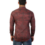 Fibonacci Connected Dress Shirt // Red (XL)