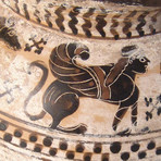 Ancient Greek Pot With Lions And Sphinxes // Corinthian