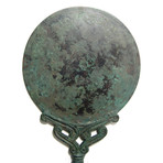 Roman Bronze Hand-Held Mirror // 1st -2nd Century AD