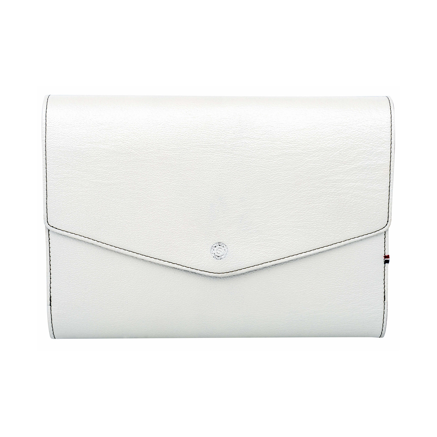 White Leather A5 Cover + Notebook - ST Dupont - Touch of Modern