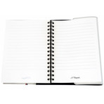 White Leather A5 Cover + Notebook