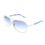 Women's 59-S U9J Sunglasses // Palladium Blue Havana