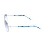 Women's 59-S U9J Sunglasses // Palladium Blue Havana