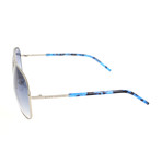 Unisex 60-S U9J Sunglasses // Palladium Blue Havana