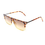 Men's 46-S TMF-GA Sunglasses // Havana Brown + Yellow