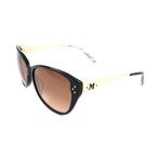 M Missoni // Women's MM563 S06SA Sunglasses // Black + Gold