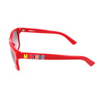Love Moschino // Women's MO78003 3 Sunglasses // Red