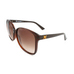M Missoni // Women's MM511 02S Sunglasses // Tortoise + Green