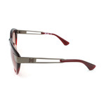 M Missoni // Women's MM572 S06SA Sunglasses // Red + Gunmetal