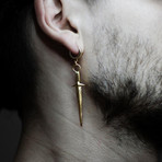 Sword Earring // Gold