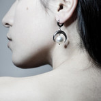 Moon Earring // Silver