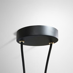 Modular Magnetic Pendant Lamp // Concrete + Wood (Duo)