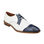 Monaco Dress Shoes // Blue Safari + White (US: 13)