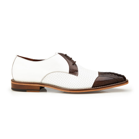 Monaco Dress Shoes // Brown + White (US: 8)