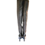 Women's Leather Knee High Boots // Taupe (US: 8)