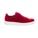 Men's "Russel" Velvet Sneakers // Red (US: 7.5)