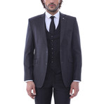 Sanders 3-Piece Slim-Fit Suit // Smoke (Euro: 50)