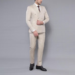Harold 2-Piece Slim-Fit Suit // Beige (Euro: 50)