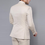 Harold 2-Piece Slim-Fit Suit // Beige (Euro: 44)