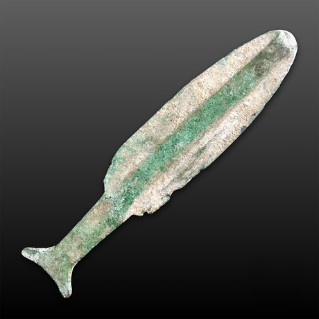 Ancient Luristan Bronze Dagger // EARLY IRON AGE WEAPON