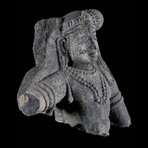 Black Granite Maharaja Torso // India Ca. 18th Century CE