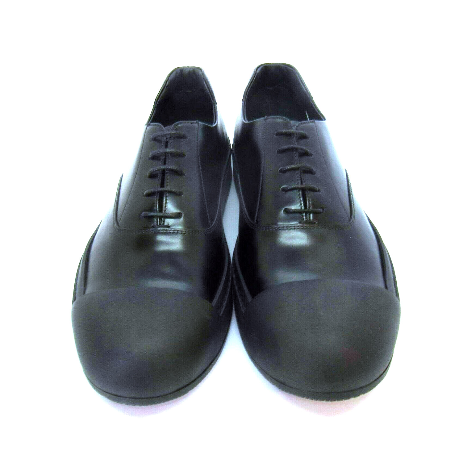 Leather Rubber Tipped Shoes // Black (US: 7) - Prada - Touch of Modern