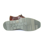 Platform Wing Tip Shoes // Burgundy (US: 7)
