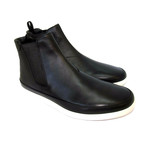 Leather Elastic Boots // Black (US: 8.5)