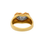Estate 18k Gold Diamond Ring // Ring Size: 7