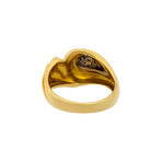 Estate 18k Two-Tone Gold Diamond Ring I // Ring Size: 7