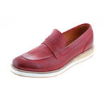 MT0134 // Wedge Moccasin // Red (Euro: 40)