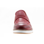 MT0134 // Wedge Moccasin // Red (Euro: 44)