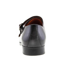 MT2212 // Monk Shoe // Black (Euro: 45)