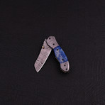 Handmade Damascus Folding Knife // 2780