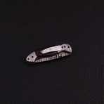 Handmade Damascus Folding Knife // 2781