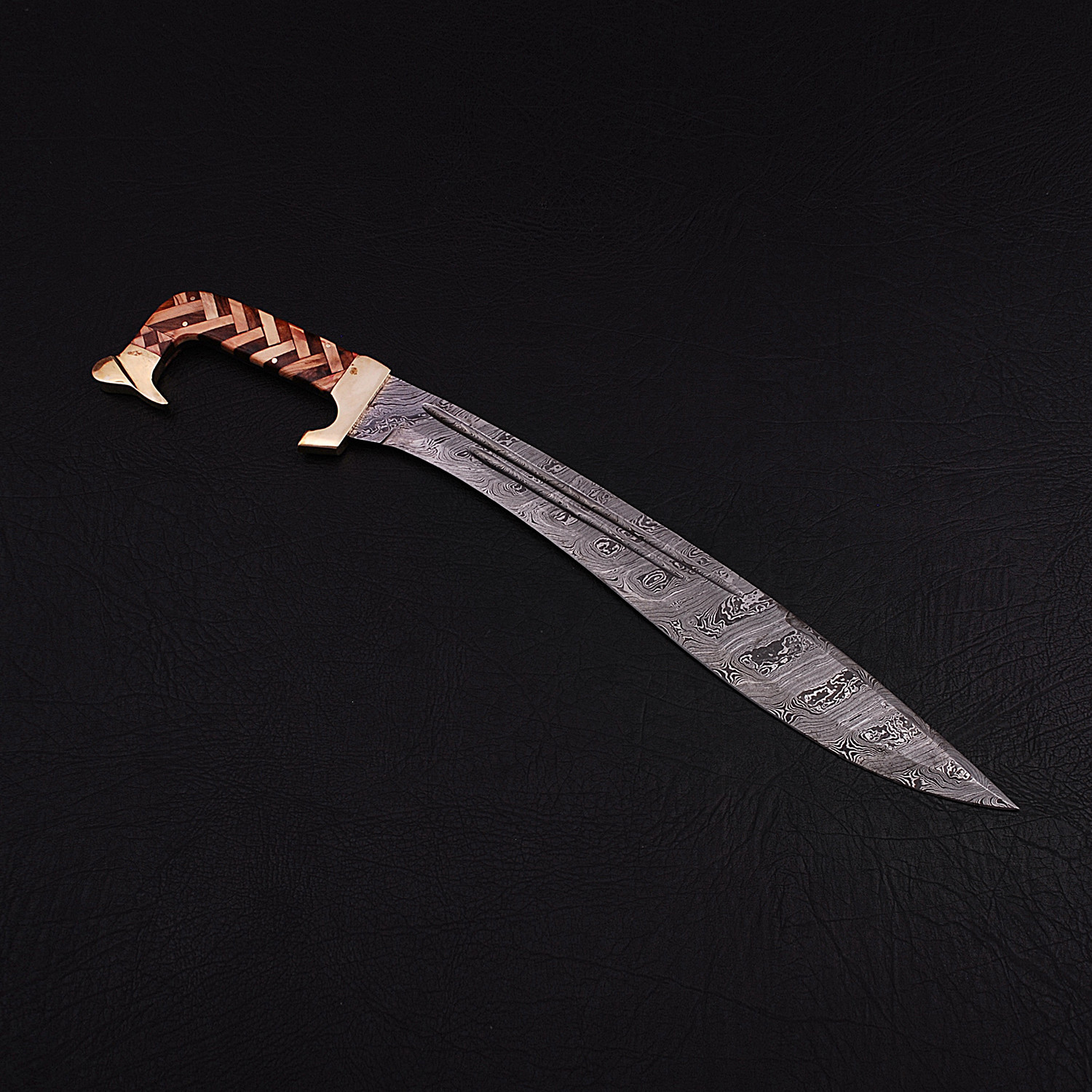 Damascus Machete // BK0285 - Black Forge Knives - Touch of Modern