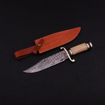 Damascus Bowie Knife // BK00286
