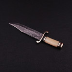 Damascus Bowie Knife // BK00286