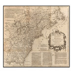 North America 1755 (12"W x 11.25"H)